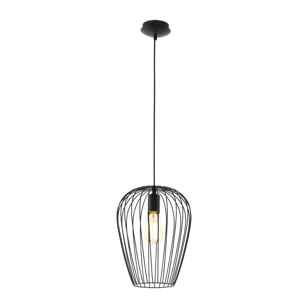 Buy Pendant Lights Australia Newtown 1 Light Pendant Black 275mm - 49472