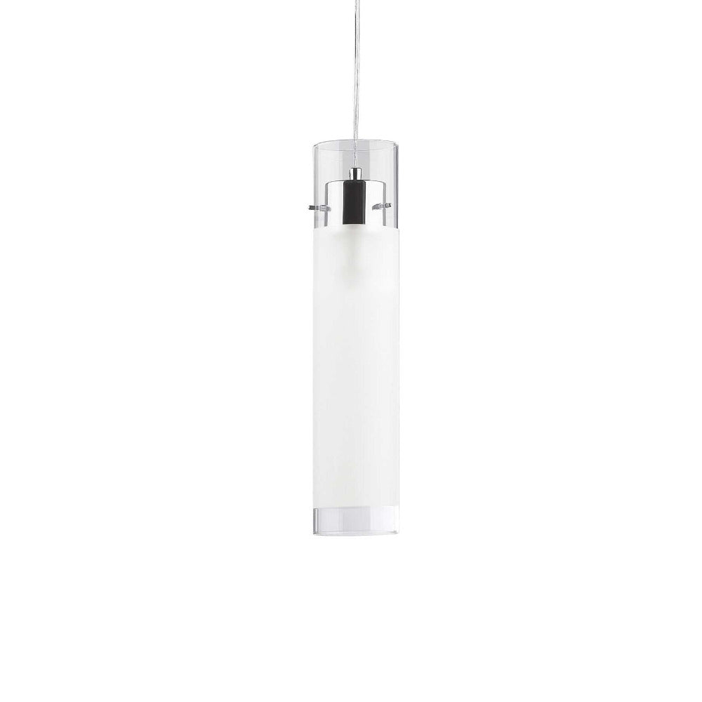 Flam Sp1 Mini Pendant W100mm White Metal & Glass - 027364