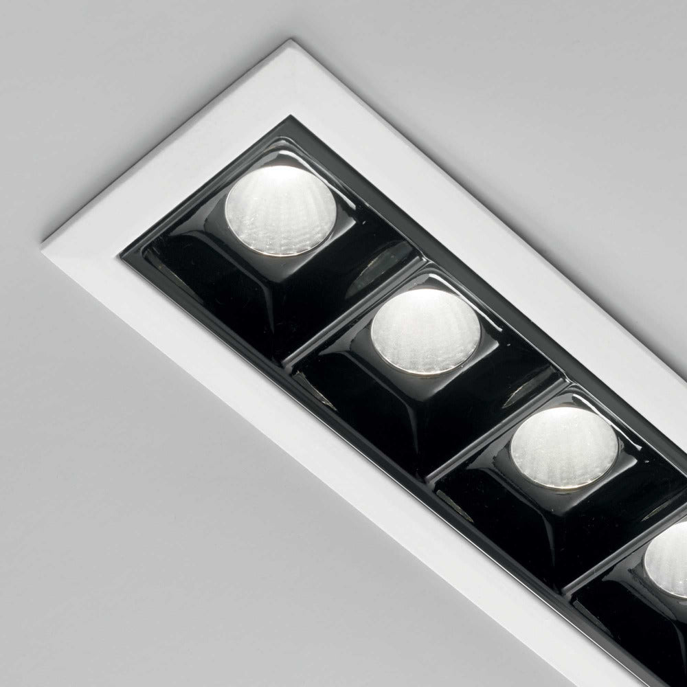 Buy Recessed LED Downlights Australia Lika Fi Trim Recessed LED Down 5 Lights White Aluminum 3000K - 206219