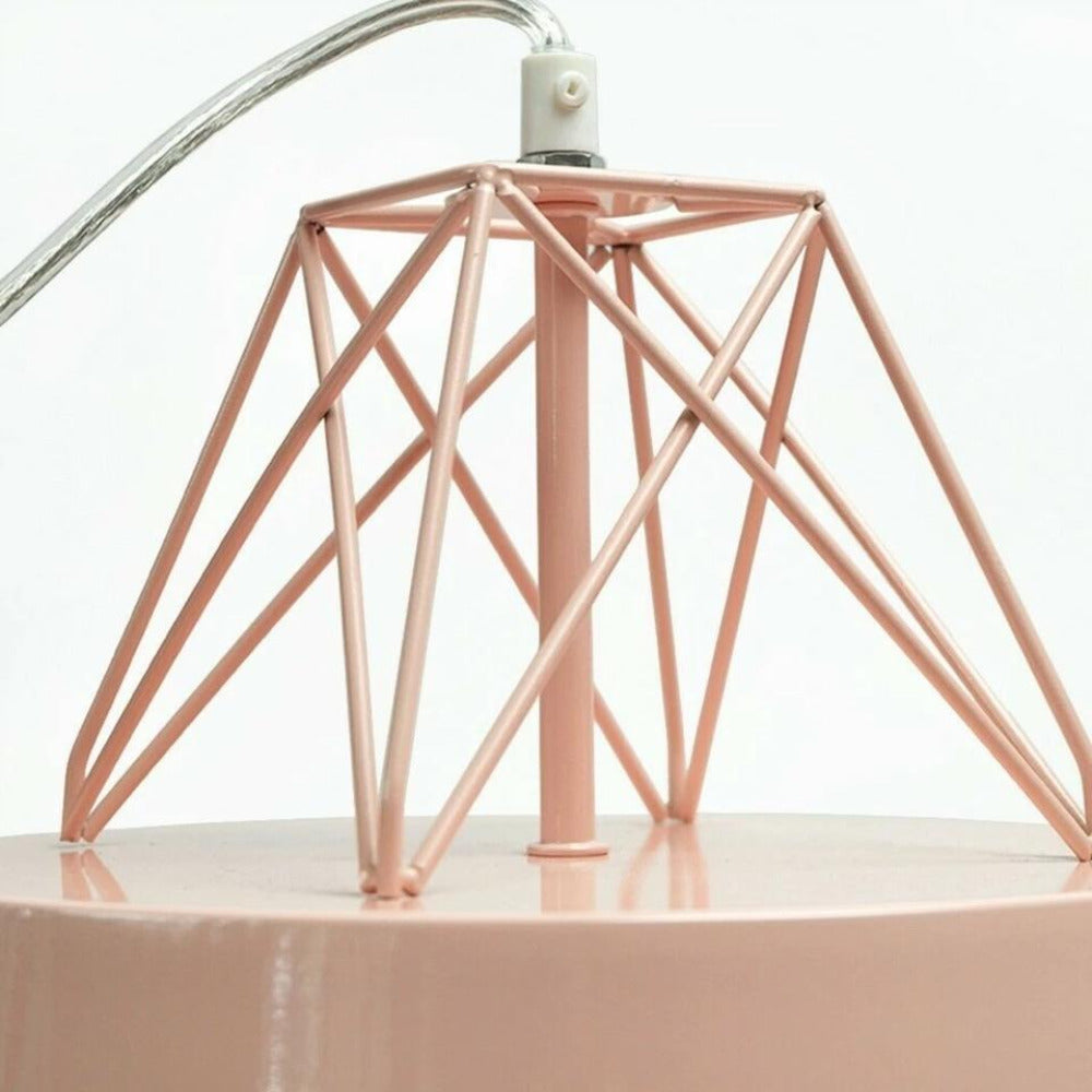 Buy Pendant Lights Australia Kaelan 1 Light Metal Pendant Pink - LL002PL031P