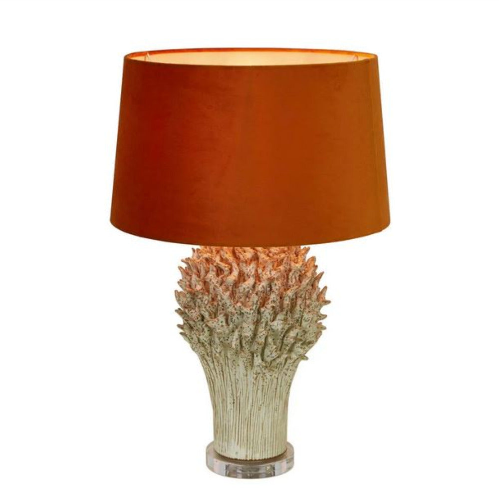 Staghorn Table Lamp White Ceramic - ELTIQ103195W