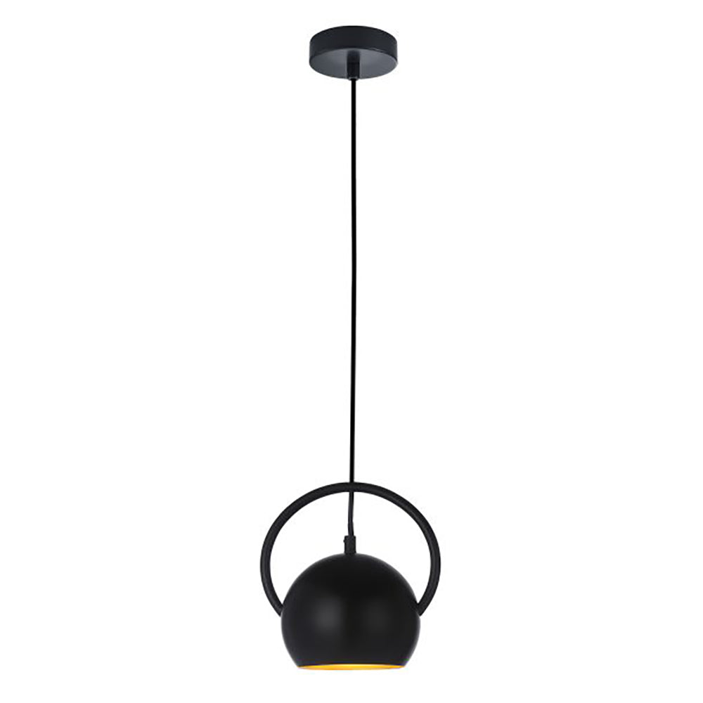 Buy Pendant Lights Australia Bella Pendant Light Matte Black Iron - BELLA2