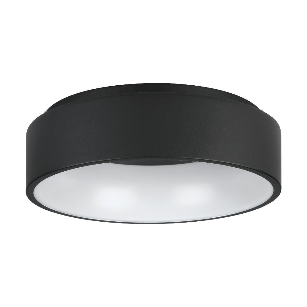 Buy Surface Mounted Downlights Australia MARGHERA 2 Surface Mounted Downlight 25W Black Steel 3000K - 390049