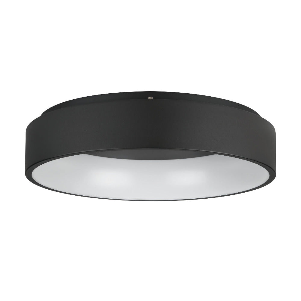 Buy Surface Mounted Downlights Australia MARGHERA 2 Surface Mounted Downlight 32W Black Steel 3000K - 390051