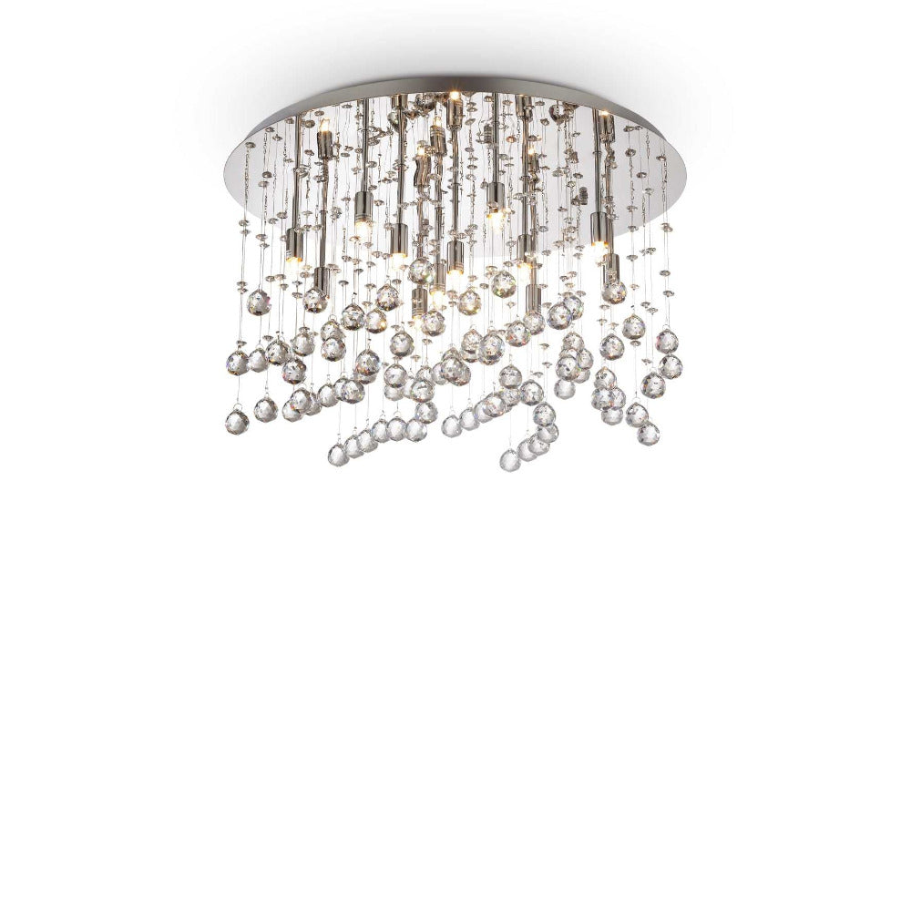 Buy Flush Mount Lights Australia Moonlight Pl12 Flush Mount 12 Lights Metal / Crystals - 08278