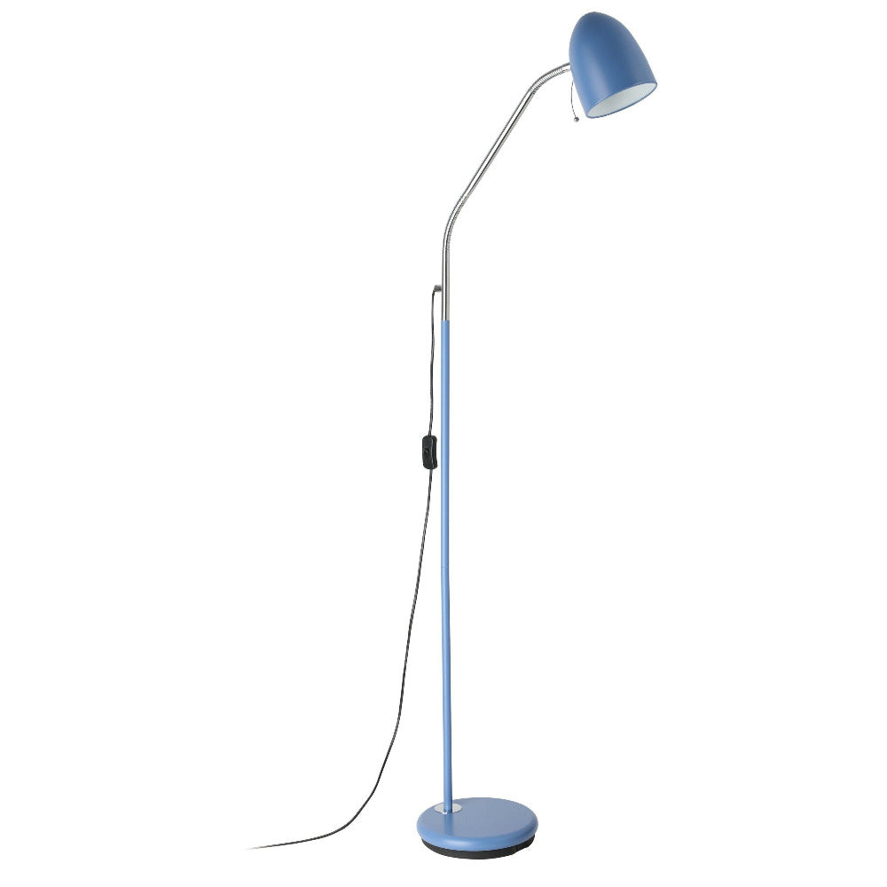 Lara Floor Lamp 1 Light Pastel Light Blue Steel - 205578N