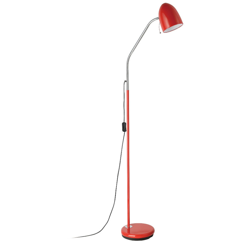 Lara Floor Lamp 1 Light Red Steel -205579N