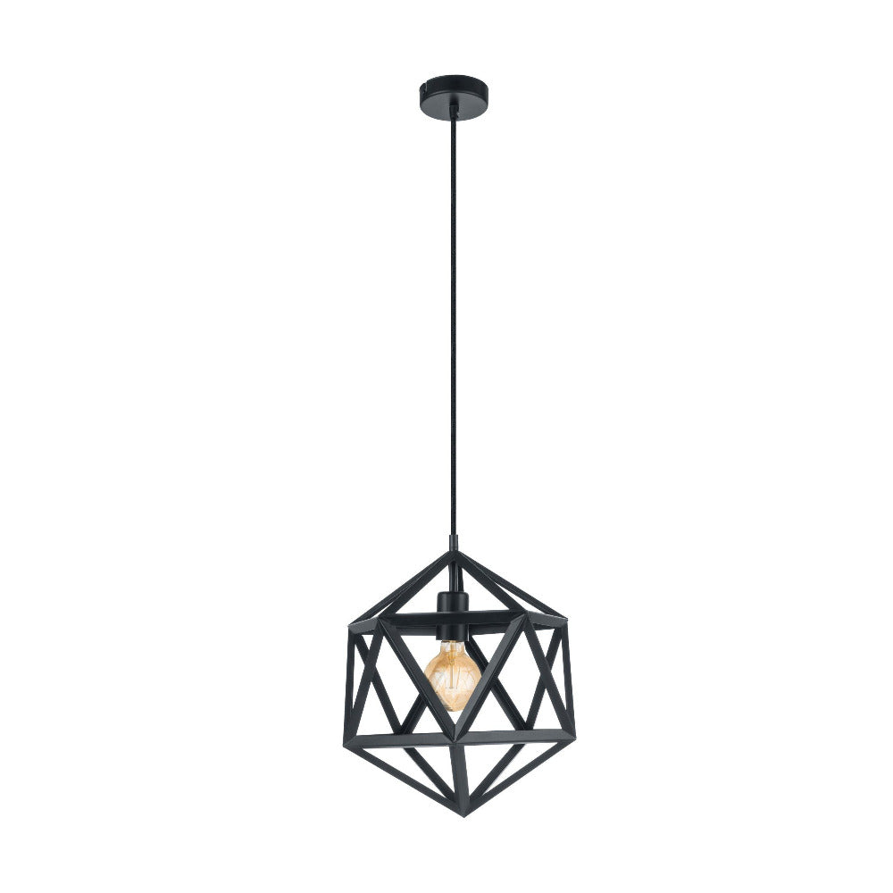 Buy Pendant Lights Australia Embleton Pendant Light W305mm Black Steel - 49761N