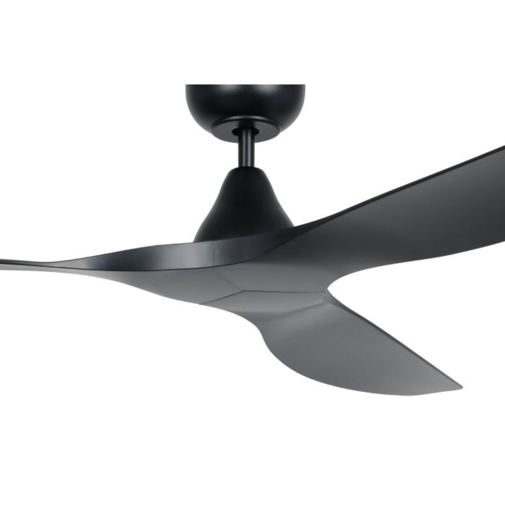 Buy DC Ceiling Fans Australia Surf DC Ceiling Fan 60" ABS Matt Black - 20550102