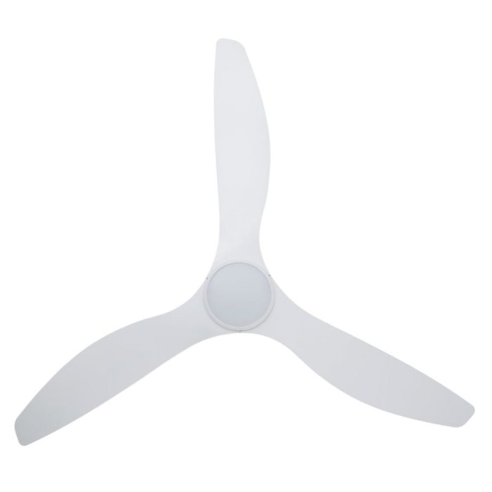 Buy DC Ceiling Fans With Light Australia Surf DC Ceiling Fan 60" Matt White LED Light Matt White - 20550201