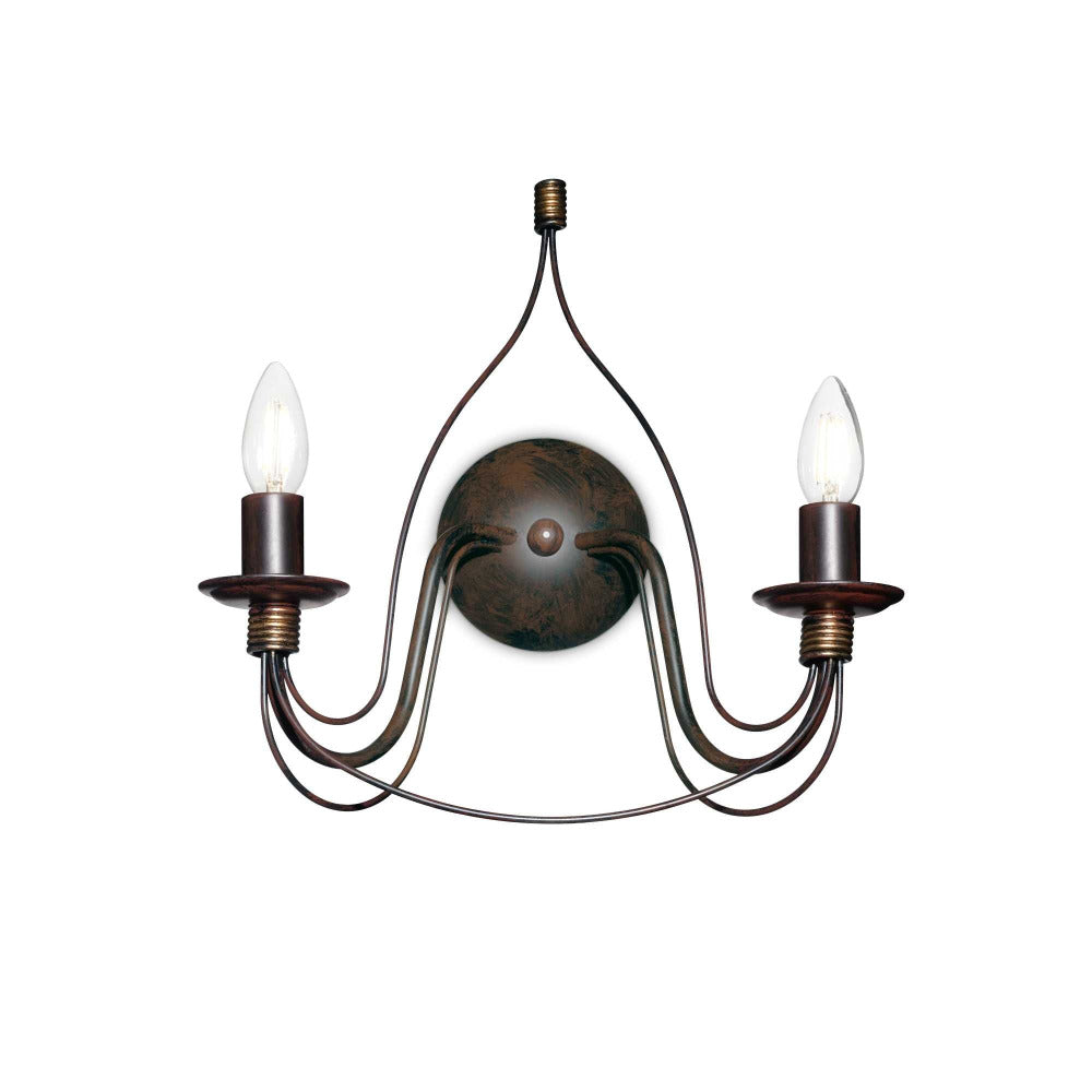 Buy Wall Sconce Australia Corte Ap2 Wall Sconce 2 Lights Metal - 02846