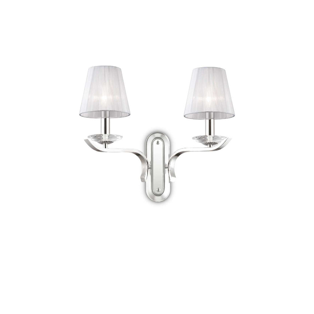 Buy Wall Sconce Australia Pegaso Ap2 Wall Sconce 2 Lights Metal / Crystal - 197708