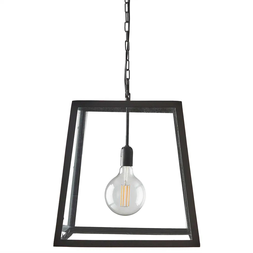 Buy Pendant Lights Australia Theo Pendant Light Black Iron / Glass - ELHK2126M