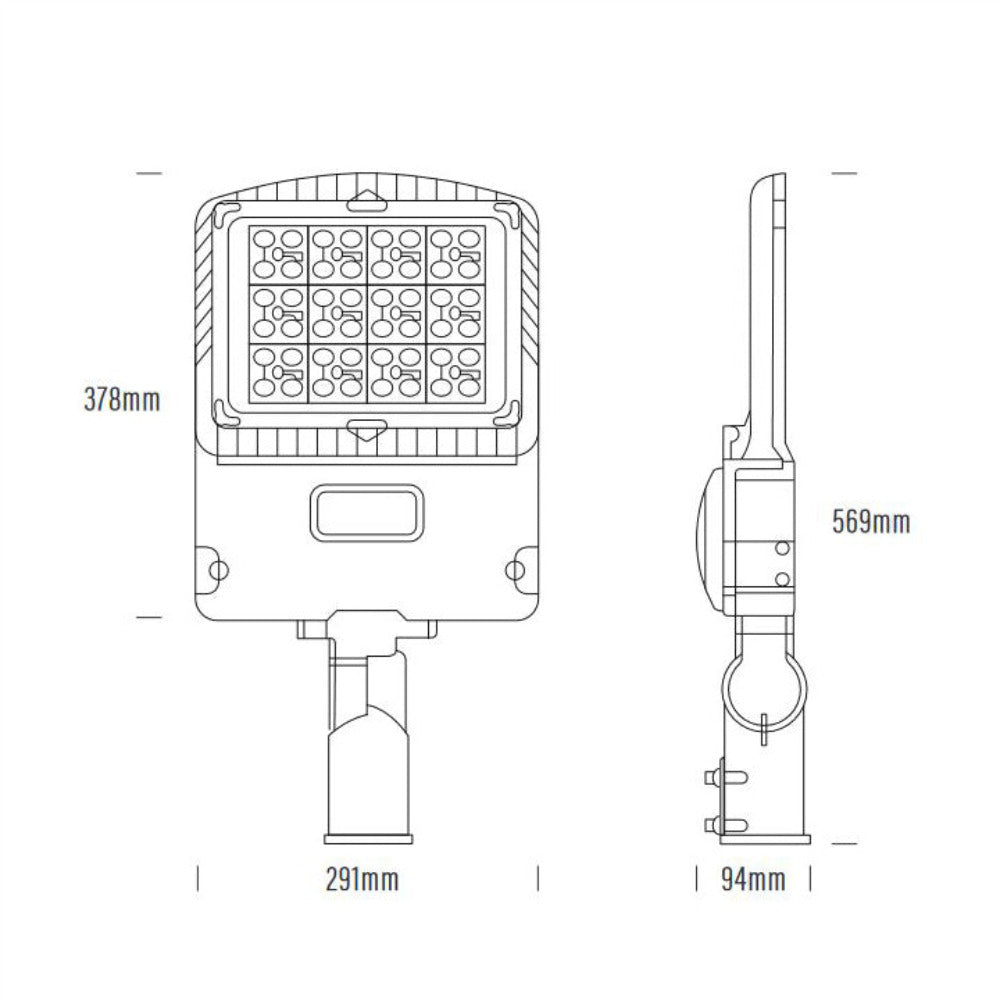 933 Series LED Floodlight 150W Aluminium - AQL-933-F150