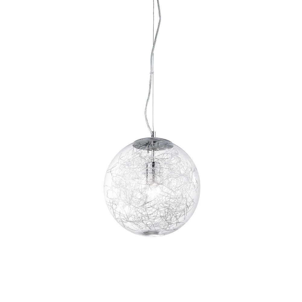 Buy Pendant Lights Australia Mapa Max Sp1 Pendant Light Chrome Metal & Glass - 045122