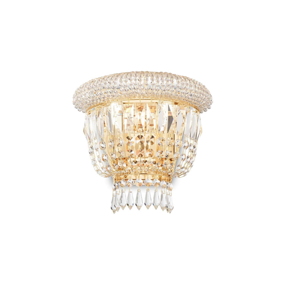 Buy Wall Sconce Australia Dubai Ap2 Wall Sconce 2 Lights Metal / Crystals - 2071