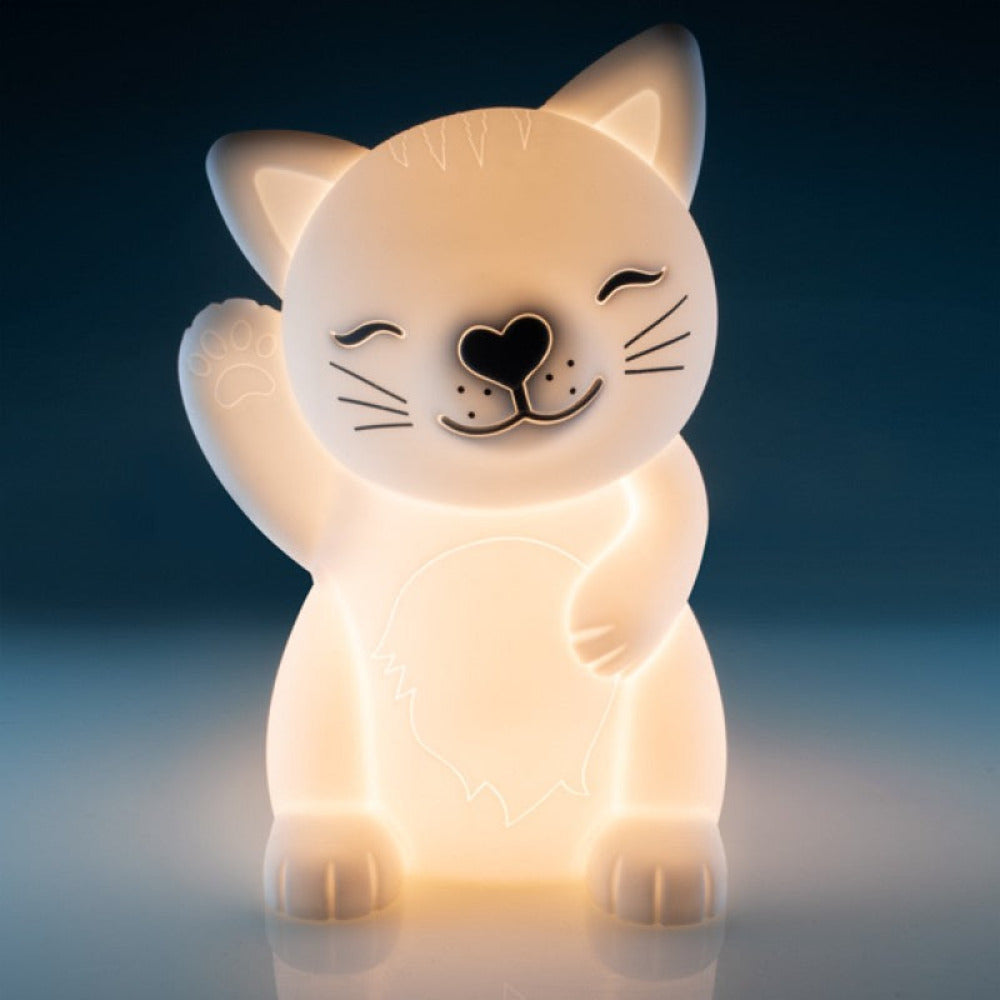 Buy Kids Lamps Australia Lil Dreamers Kids Lamp Cat Soft Touch LED Light - RS-LTL/C