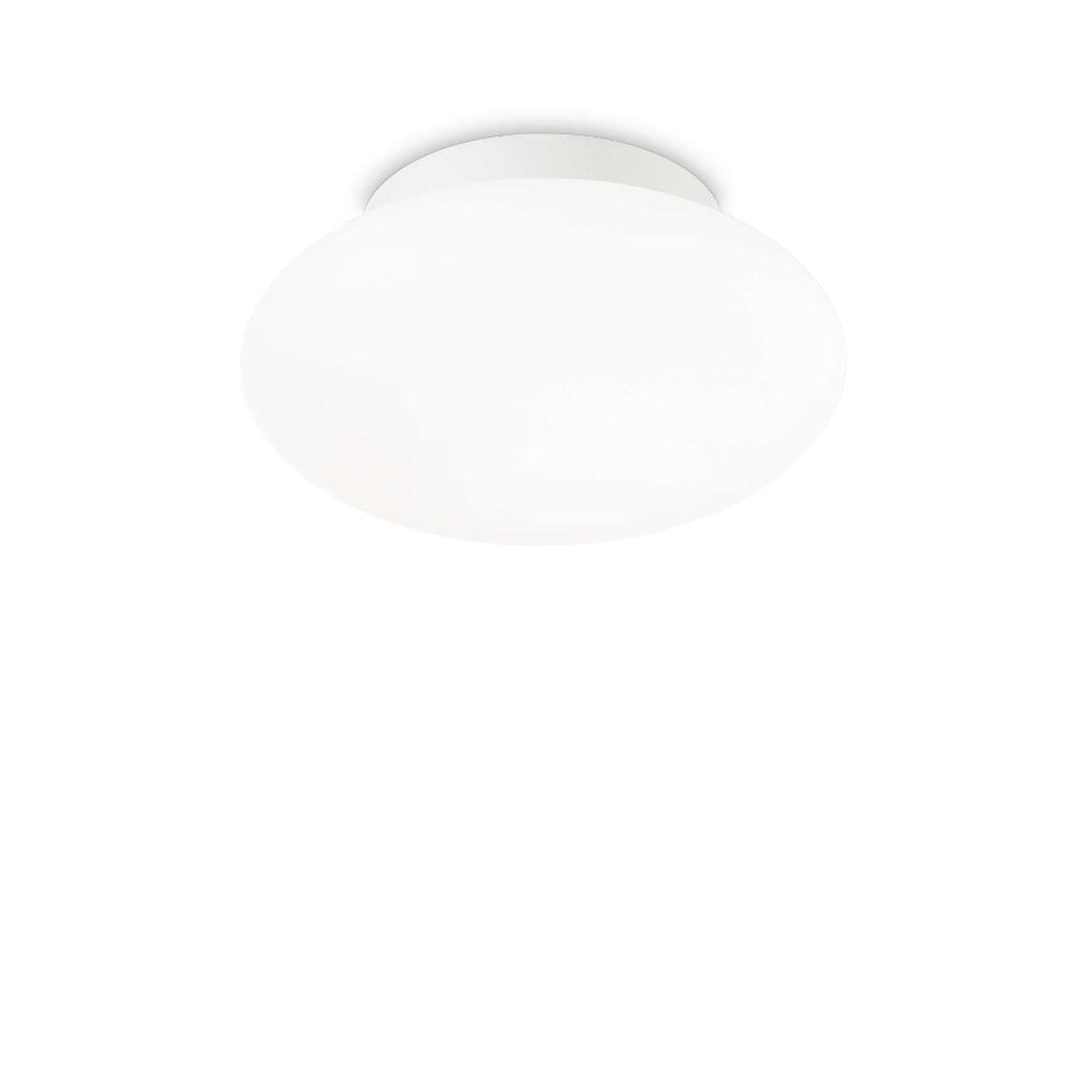 Buy Outdoor Close To Ceiling Lights Australia Round Bubble Pl1 Outdoor Close To Ceiling Light Matt White Aluminum - 135250