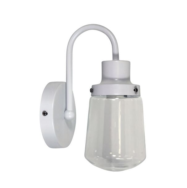 Buy Bathroom Vanity Lights Australia KILCOY Bathroom Vanity Light White / Clear Glass - OL69387WH