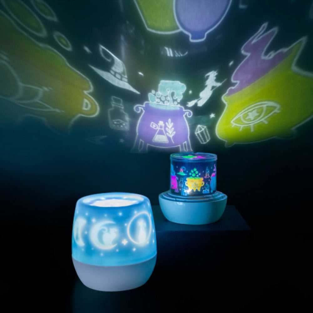 Lumi-Go-Round Kids Lamp Enchanted Rotating Projector Light - RS-RLP/EN