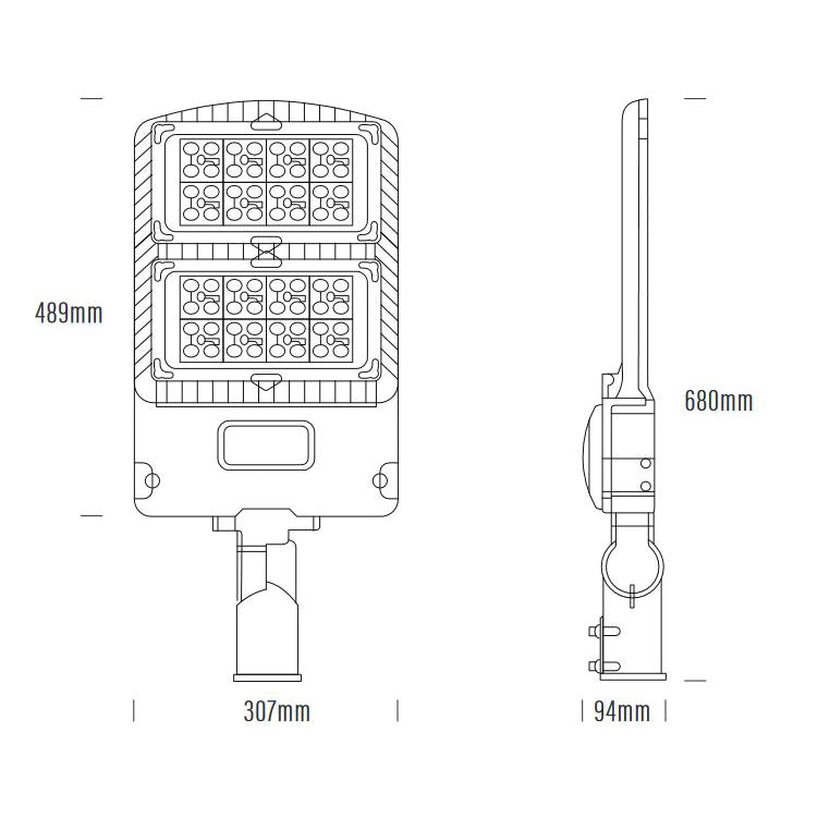 Buy Floodlights Australia 933 Series LED Floodlight 200W Aluminium - AQL-933-F200