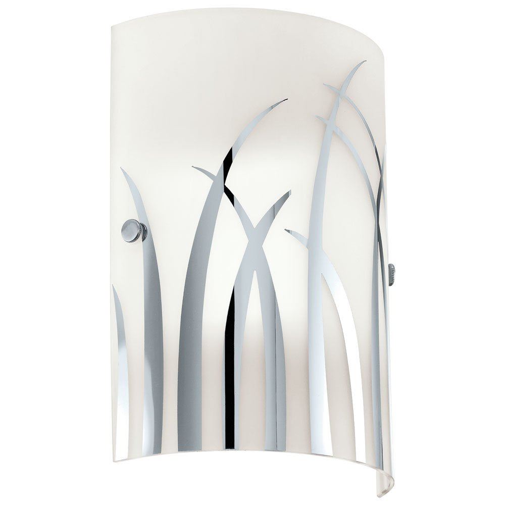 Rivato 1 Light Wall Light Chrome & White - 92742