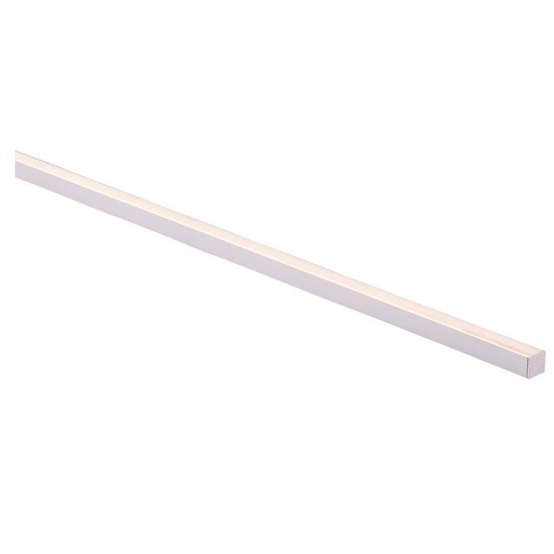LED Strip Profile H15mm L1m White Aluminium - HV9693-1615-WHT