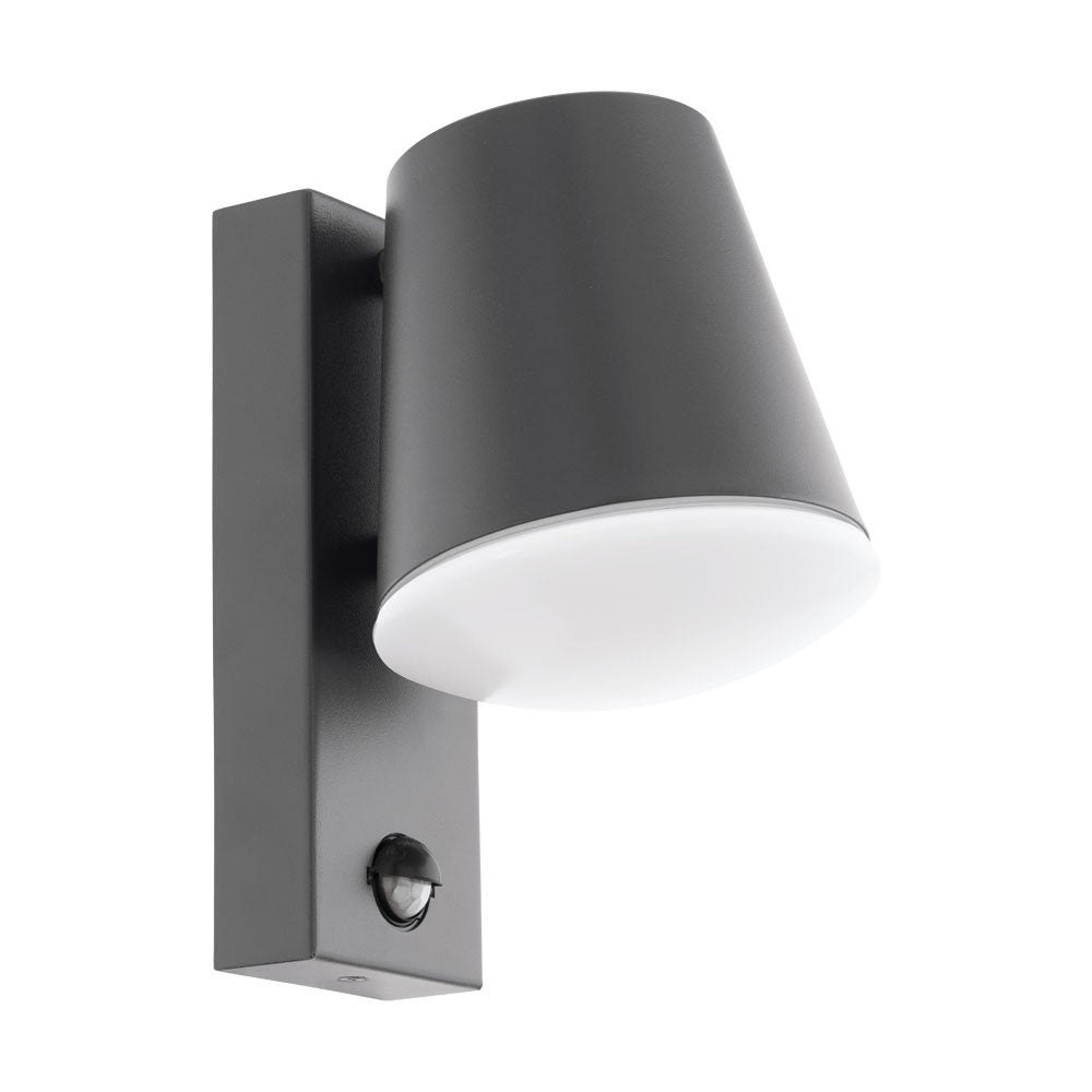 Buy Security Wall Lights Australia Caldiero 1 Wall Light Sensor Anthracite & White - 97451