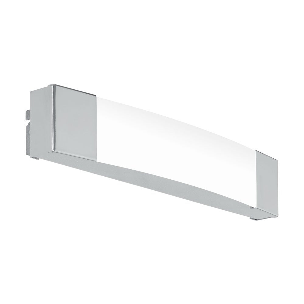 Buy Bathroom Vanity Lights Australia Siderno LED 4000K Wall Light Chrome & Satined 350mm - 97718