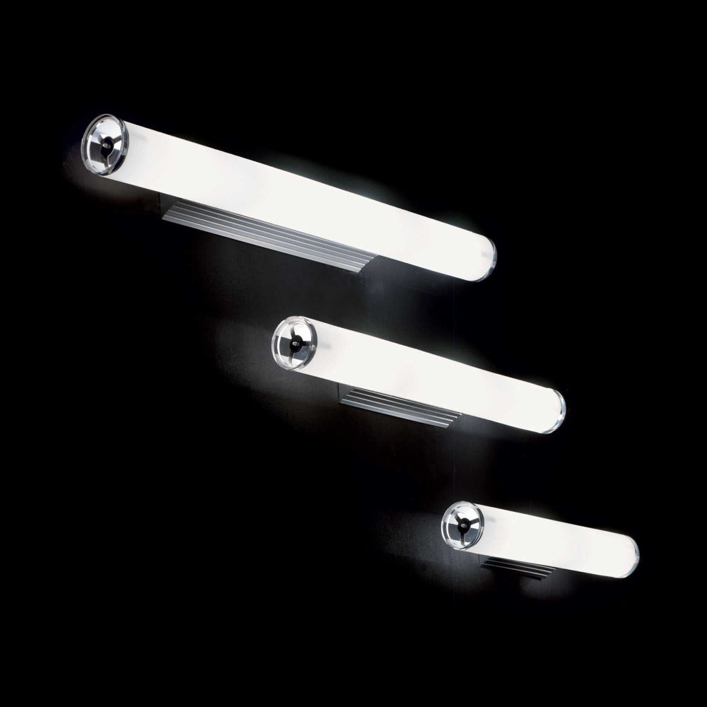 Buy Bathroom Vanity Lights Australia Camerino Ap2 Bathroom Vanity 2 Lights White Aluminum / Glass - 027081