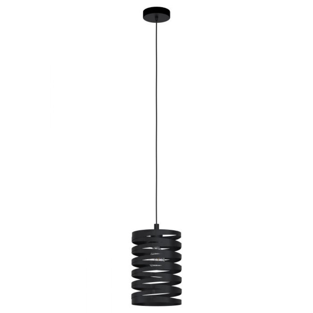 Buy Pendant Lights Australia Cremella 1 Light Pendant Small Black Steel - 99346N
