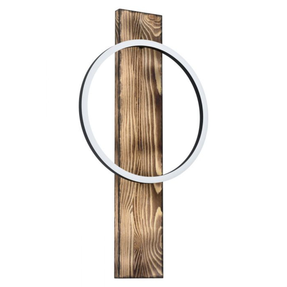 Buy Wall Sconce Australia Interior BOYAL Wall Light 12W 3000K Black Brown Rustic - 99353