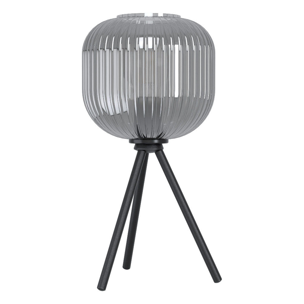 Buy Table Lamps Australia Mantunalle 1 Light Table Lamp Black / Smoke - 99374N