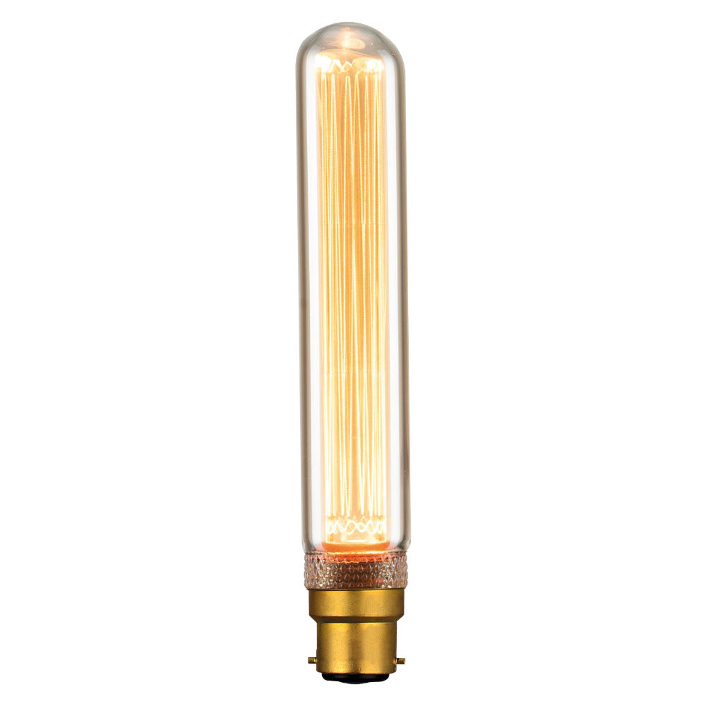 Vintage Decorative LED T30 Globe BC 2W 240V Amber Glass - 9B22LED20