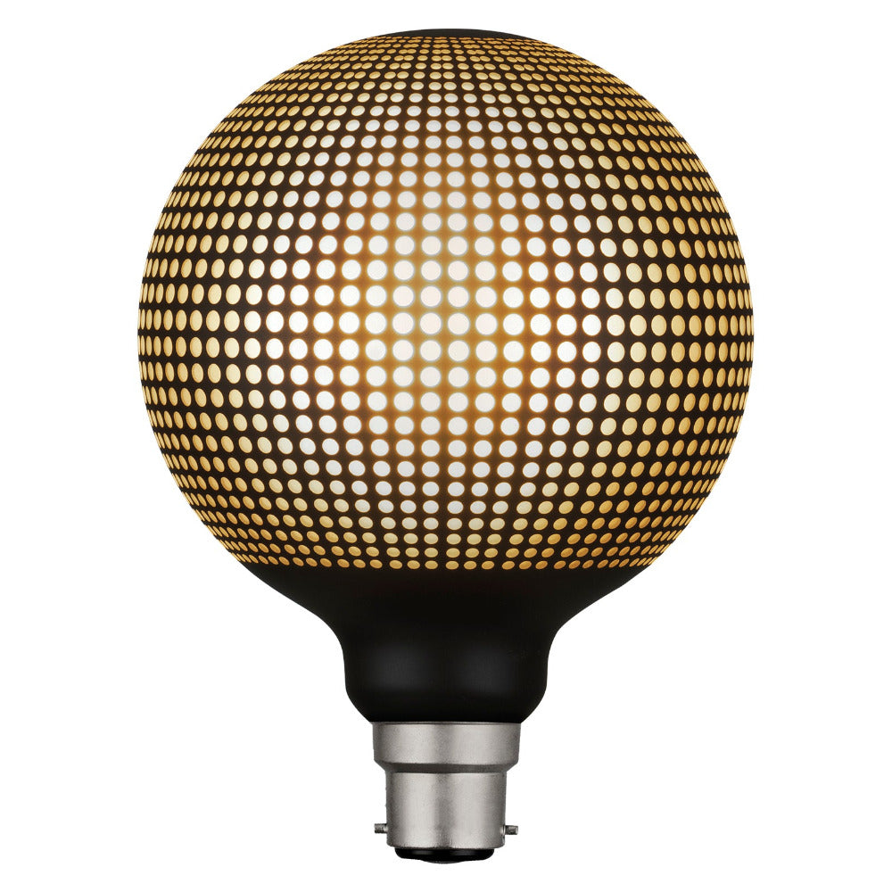 Buy LED Globes Australia Magician Decorative LED G125 Globe BC 4W 240V Black - 9B22LED30