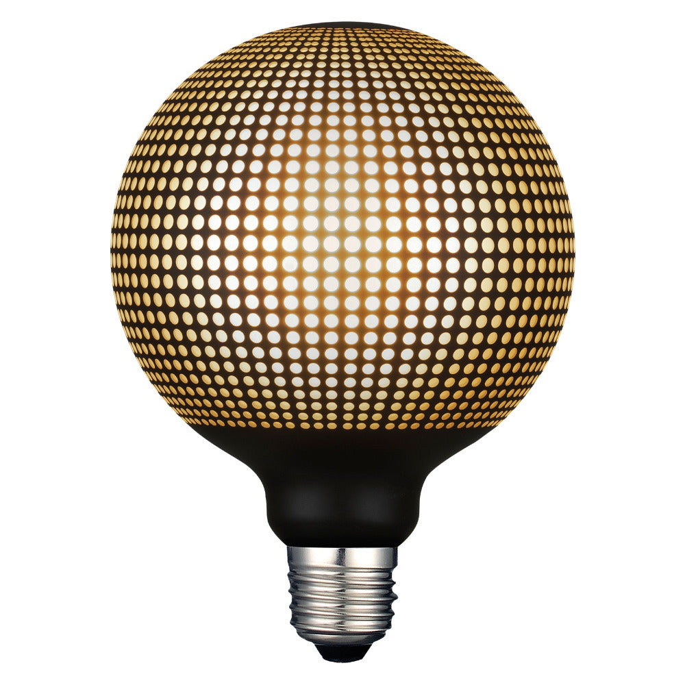 Buy LED Globes Australia Magician Decorative LED G125 Globe ES 4W 240V Black - 9E27LED30