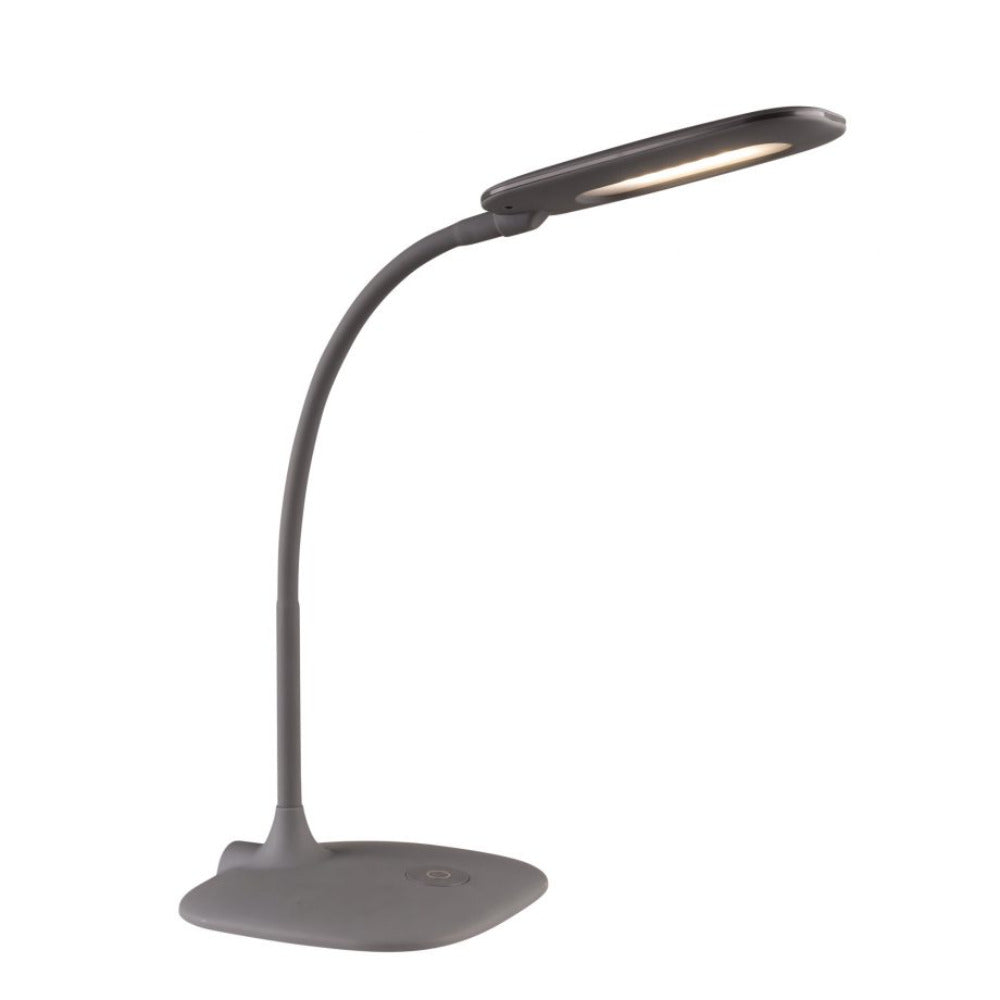 Bryce Desk Lamp Grey Plastic 4000K - A21311GRY