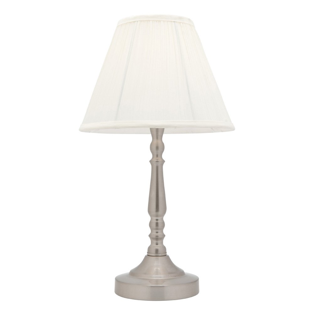 Molly Table Lamp Touch Brushed Chrome - A48611BC