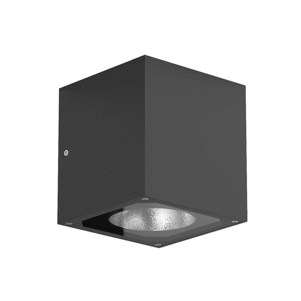 Buy Exterior Wall Lights Australia Square Exterior Wall Light 7W Black Aluminum 3000K - AQL-602