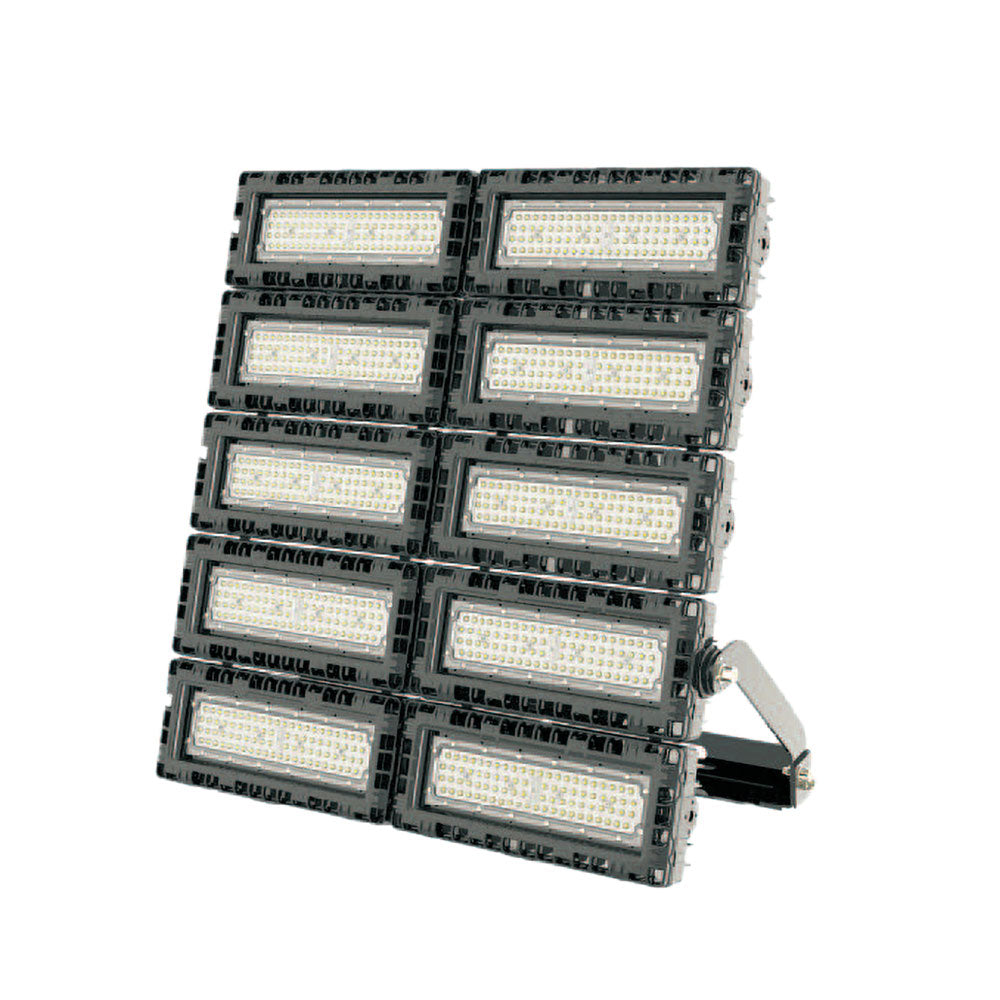 931 series LED Floodlight 1000W Black Aluminium - AQL-931-F1000
