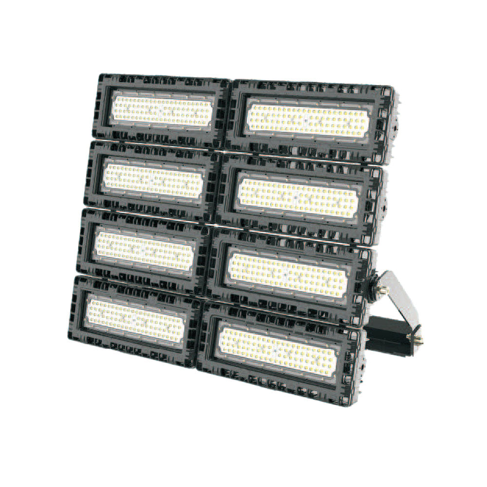 931 series LED Floodlight 800W Black Aluminium - AQL-931-F800