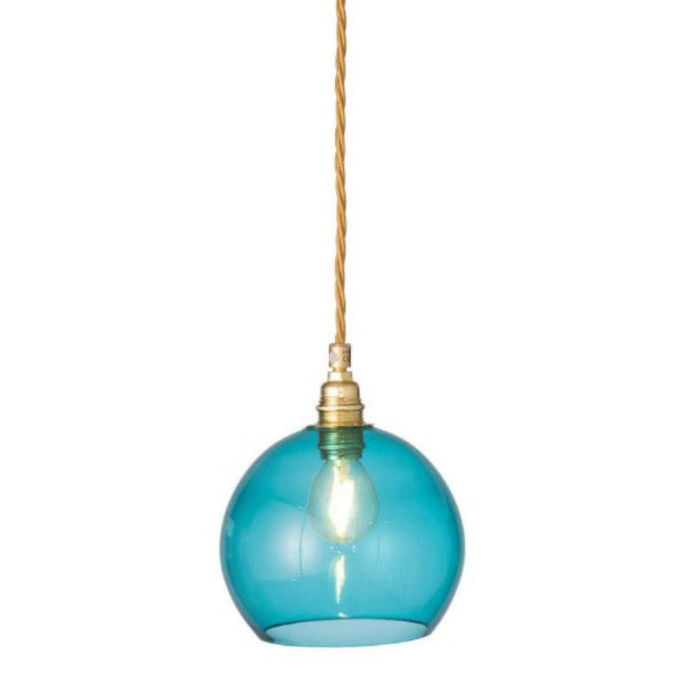 Buy Pendant Lights Australia Rowan Pendant Light W155mm Glass Matt Gold - LA1015