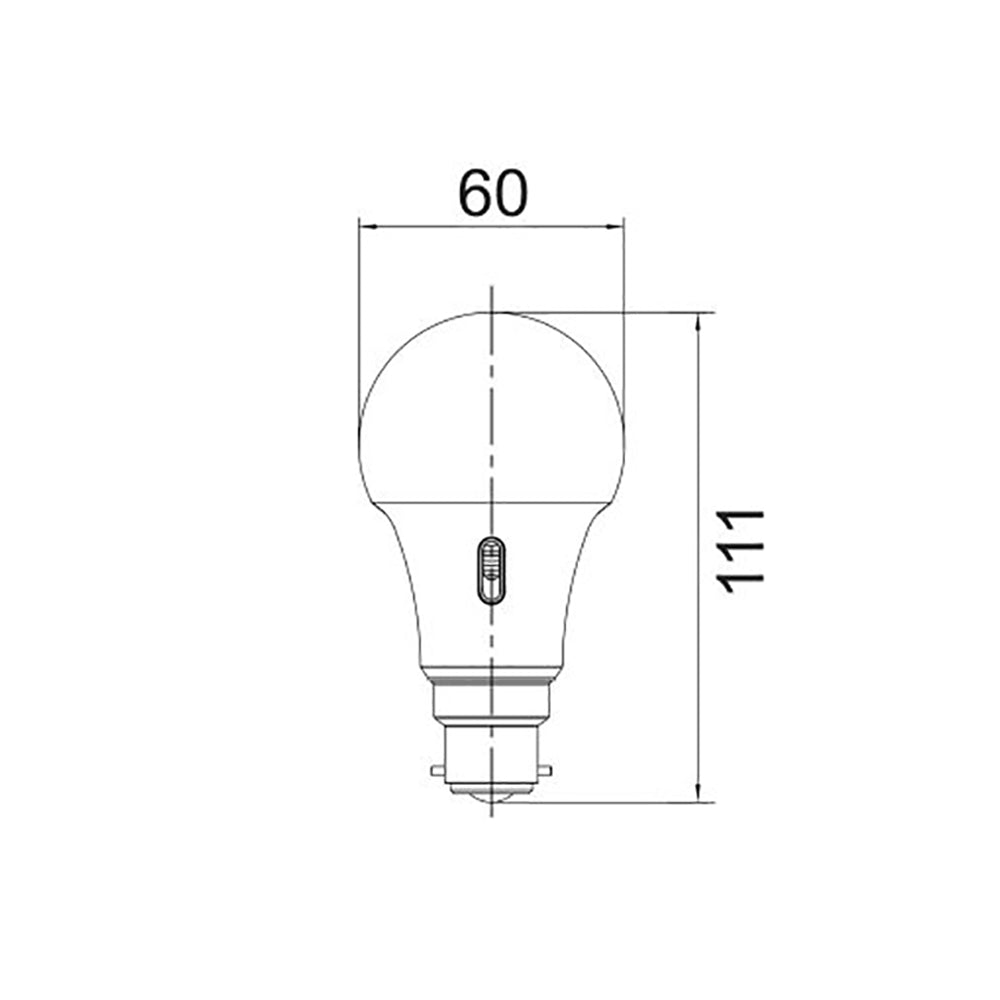 Buy LED Globes Australia GLS LED Globe BC 10W 240V Frosted Plastic 3CCT - GLSTRIBC1