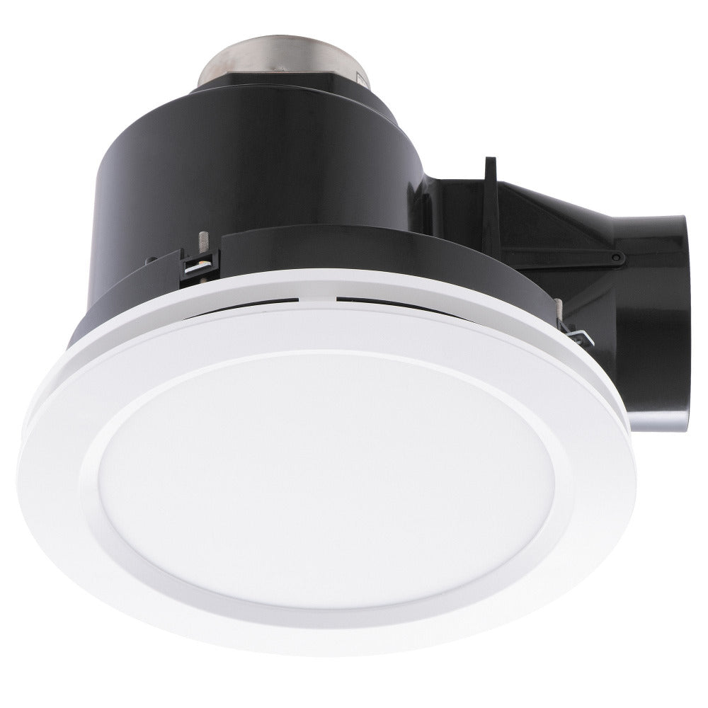 Revoline 240 Bathroom Exhaust Fan With 13W LED White - BE380ESPWH