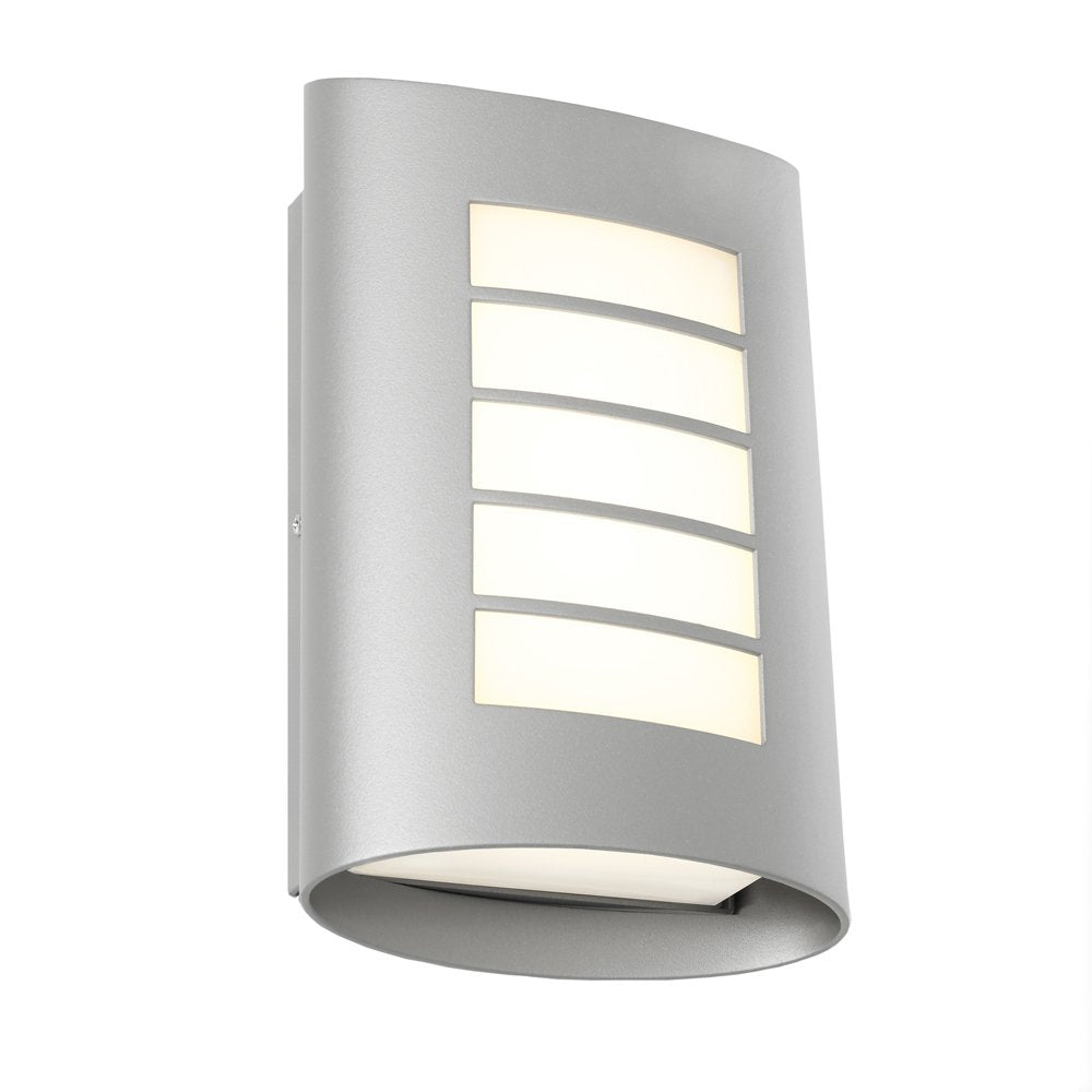 Buy Exterior Wall Lights Australia Bicheno 1 Light Exterior Wall Light Silver - BICH1ESLV