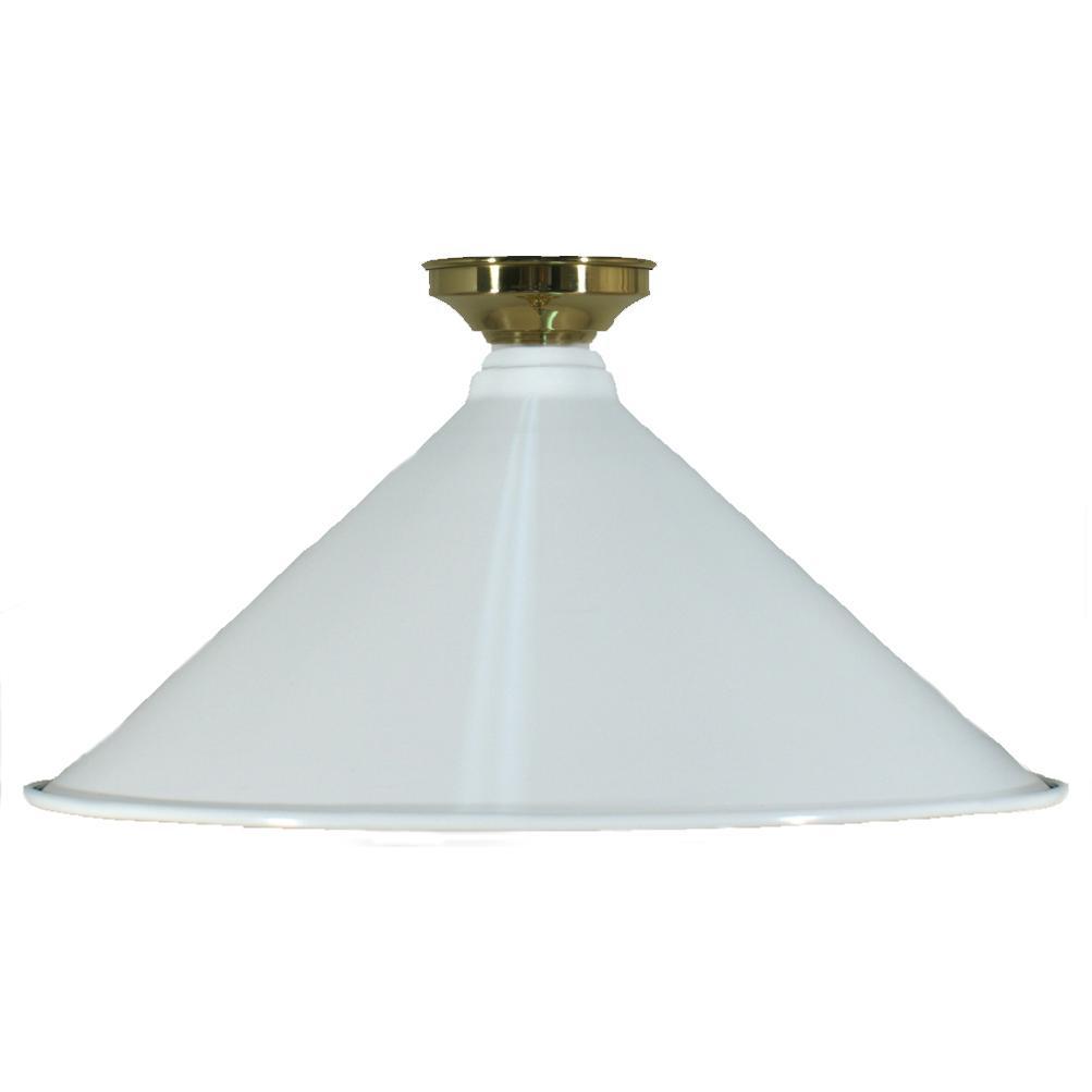 Buy DIY Batten Fix Lights Australia DIY Batten Fix Brass With 390mm Edwardian White Shade - 3000126