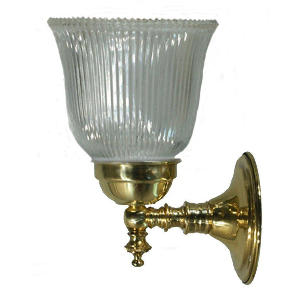 Buy Wall Sconce Australia Kline Wall Light Brass With Zipper Clear Glass - 3000335