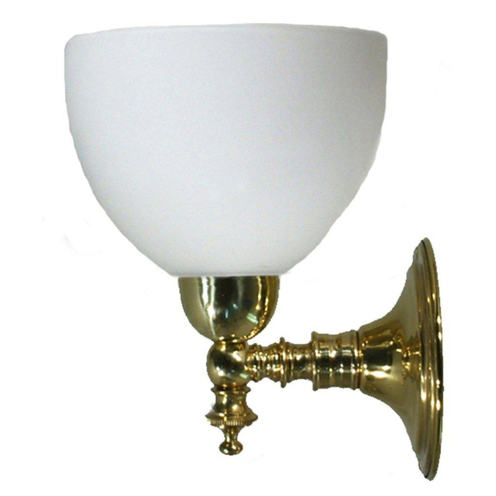 Buy Wall Sconce Australia Koscina Wall Light Brass With Decatron Opal Glass - 3000155