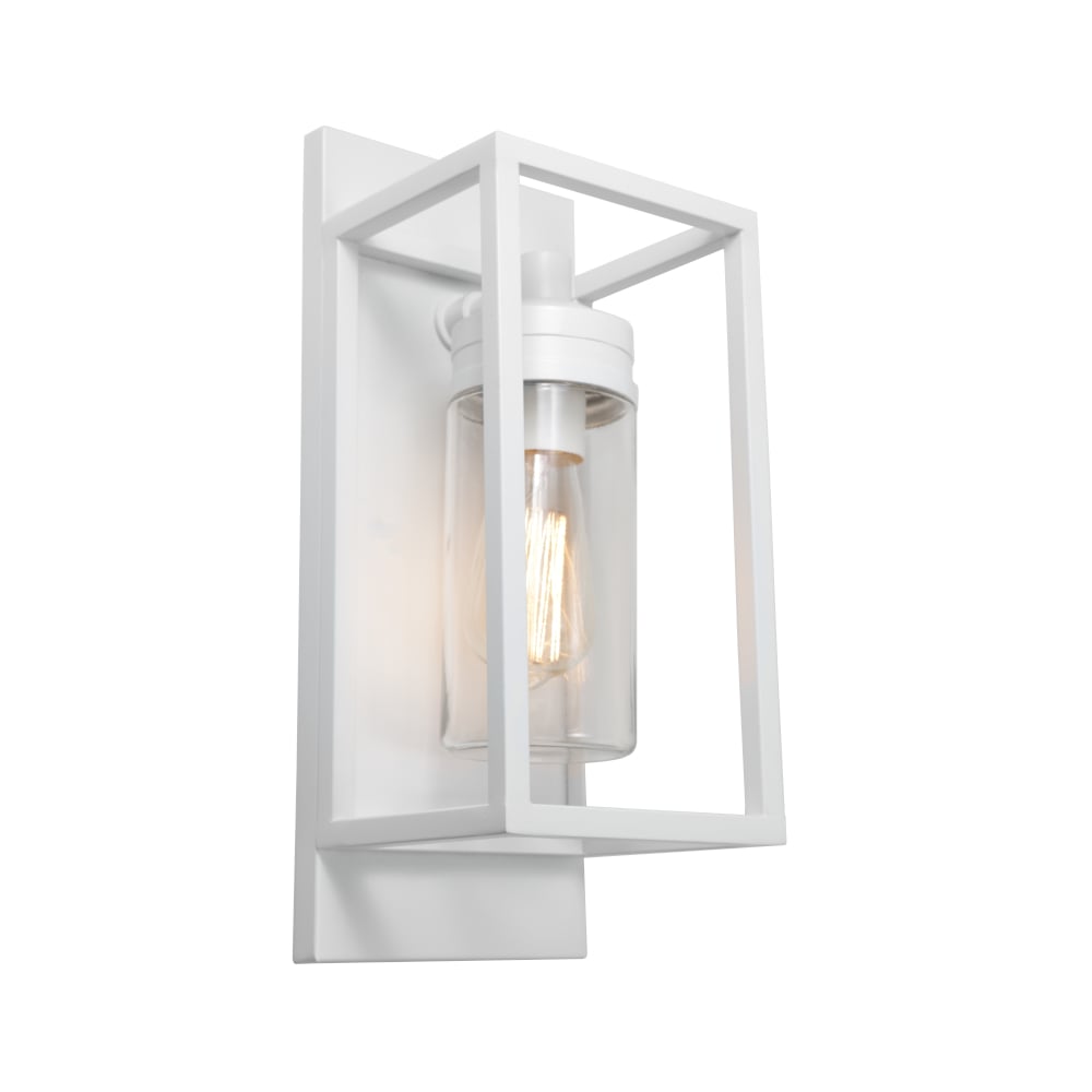 Buy Exterior Wall Lights Australia Bryant Exterior Wall Light White Metal - BRYA1EWHT