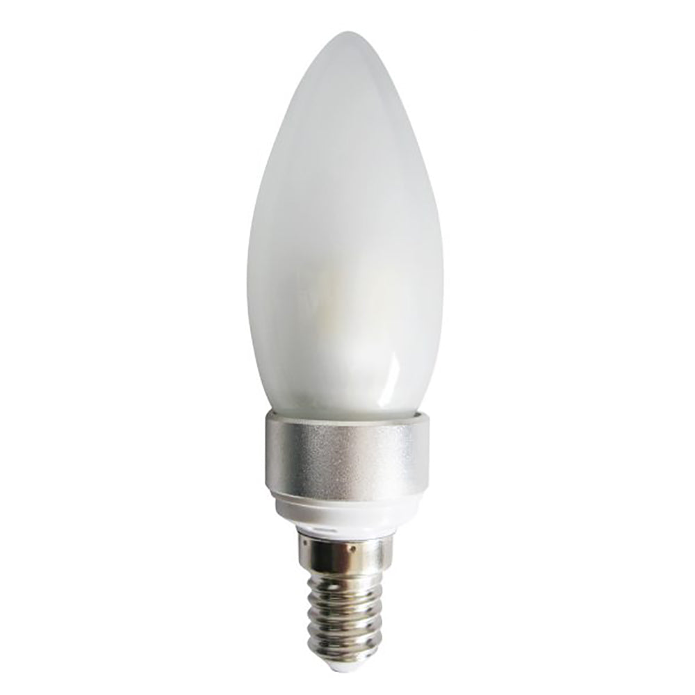 Buy LED Globes Australia Candle LED Globe SES 4W 240V Frosted Glass 3000K - CAN11D